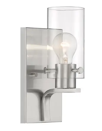 Nuvo 60-7171 Sommerset Series Vanity Light w/ Clear Glass, Wattage 60W, Brushed Nickel