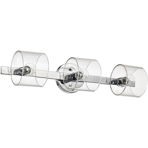 Nuvo 60-8073 Marlowe 3 Light 24 inch Polished Nickel Vanity Light Wall Light