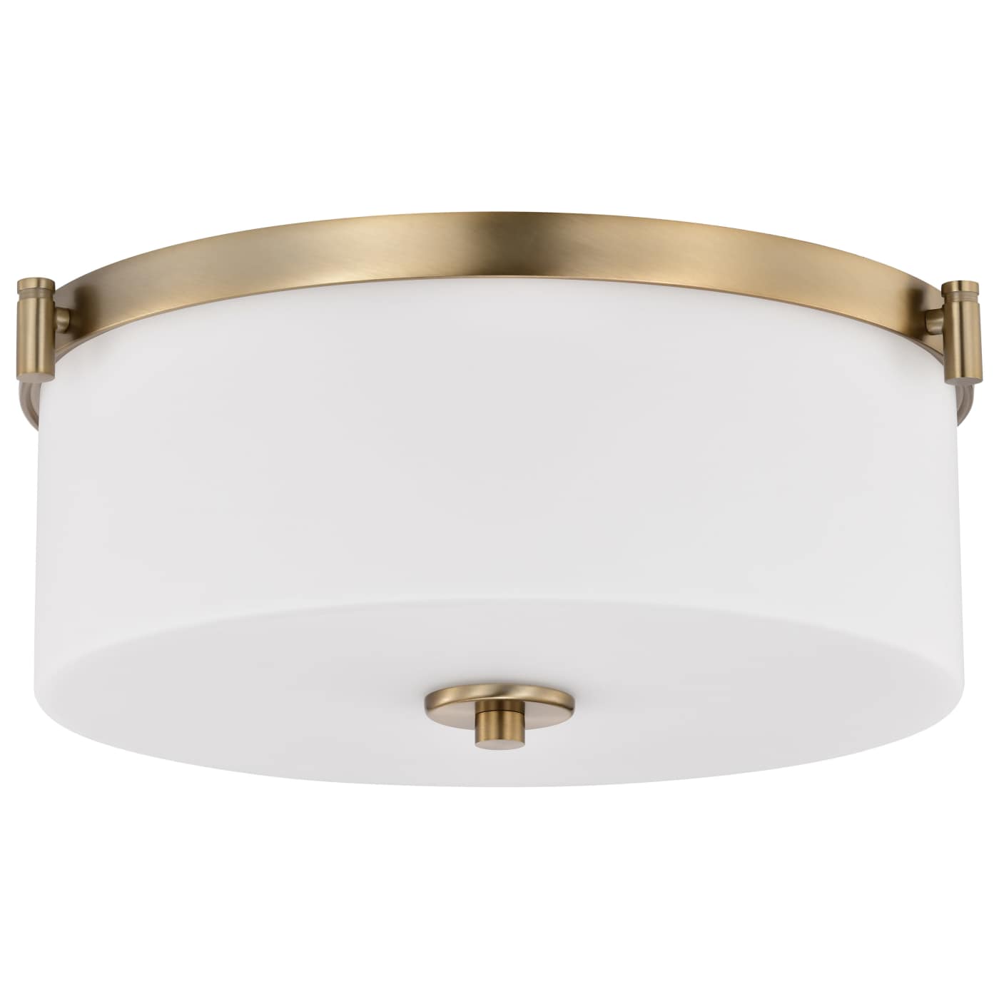 Nuvo 60-8207 Liam 16.63 inch Flush Mount Ceiling Light - Finish: Burnished Brass