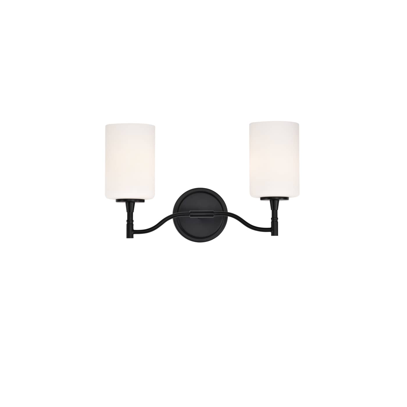 Nuvo 60-8212 Liam 16 inch 2 Light Vanity Wall Light - Finish: Matte Black
