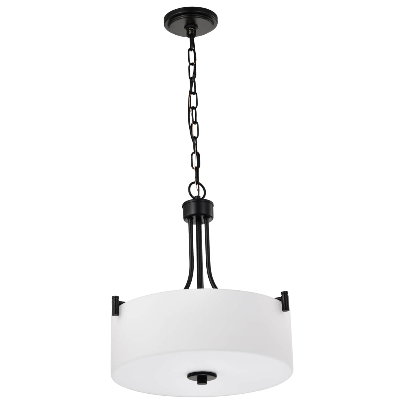 Nuvo 60-8214 Liam 15.88 inch 3 Lights Pendant Ceiling Light - Finish: Matte Black