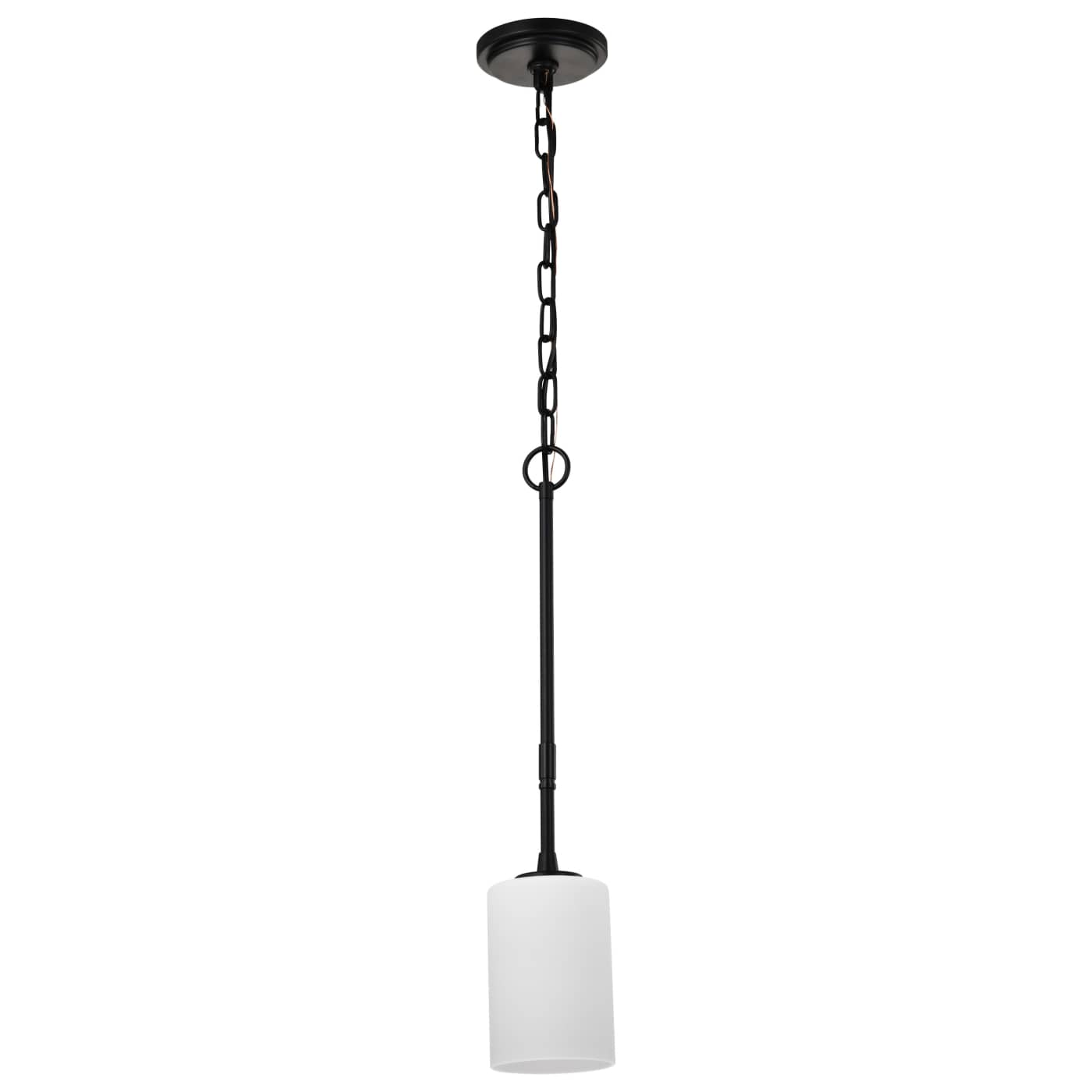 Nuvo 60-8215 Liam 4.13 inch 1 Light Mini Pendant Ceiling Light - Finish: Matte Black