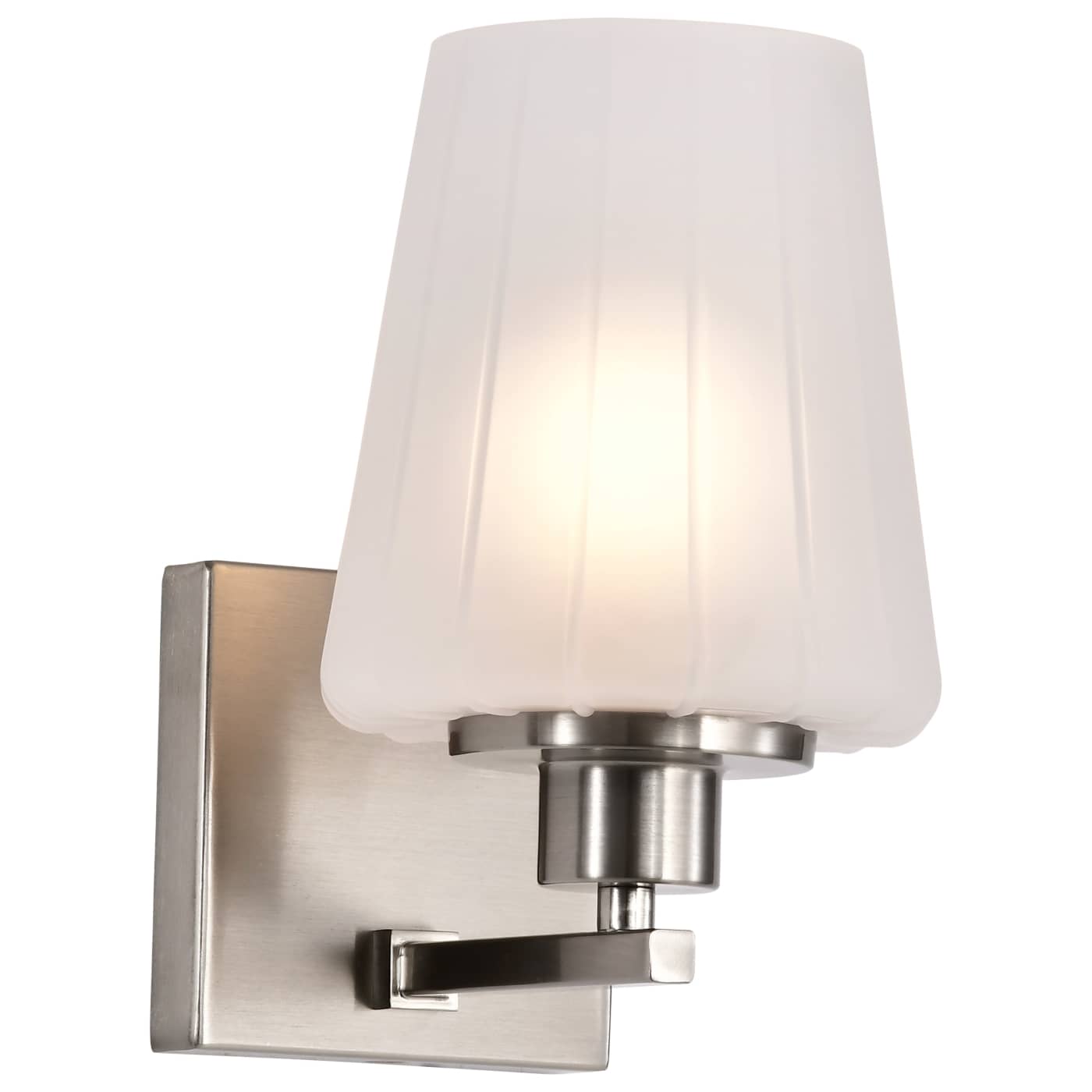 Nuvo 60-8221 Lune 5.25 inch 1 Light Vanity Wall Light - Finish: Brushed Nickel