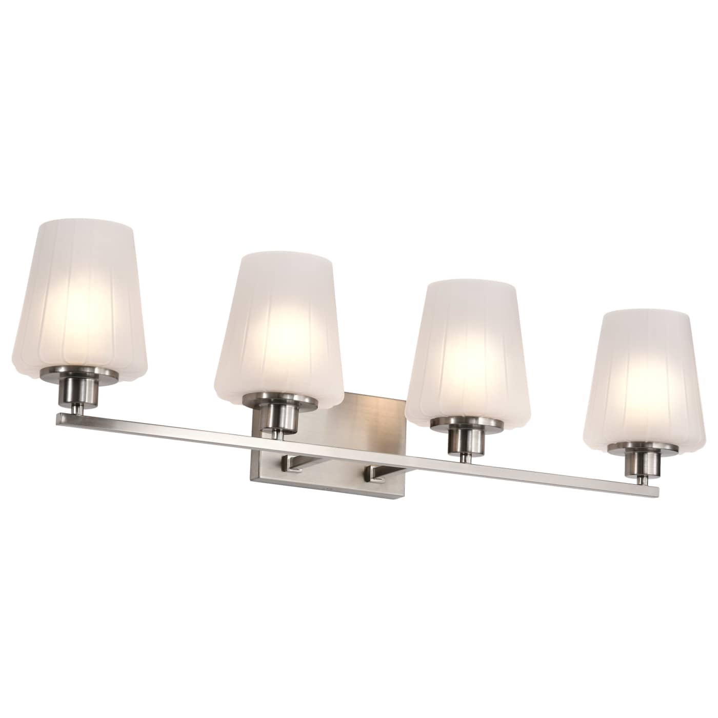 Nuvo 60-8224 Lune 32 inch 4 Lights Vanity Wall Light - Finish: Brushed Nickel