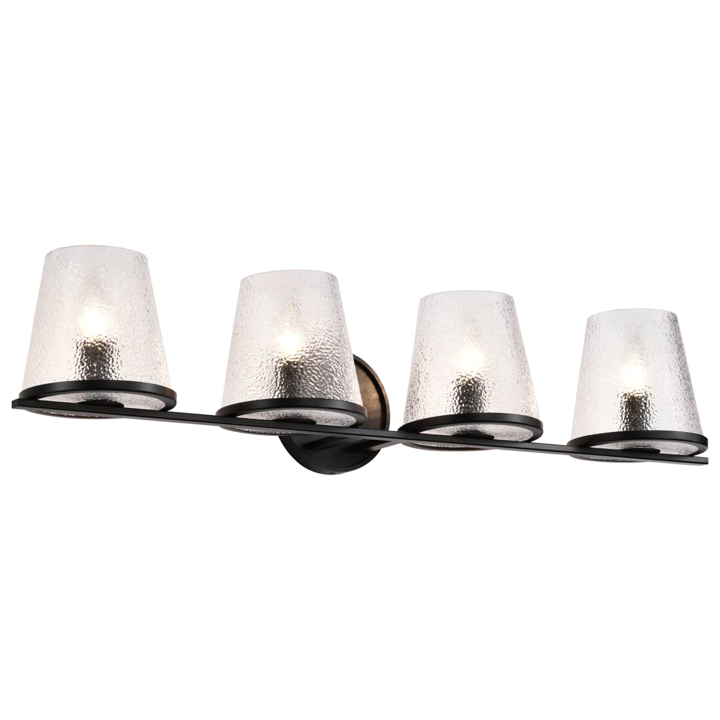 Nuvo 60-8254 Valentine 32" 4 Light Vanity Wall Light - Finish: Black