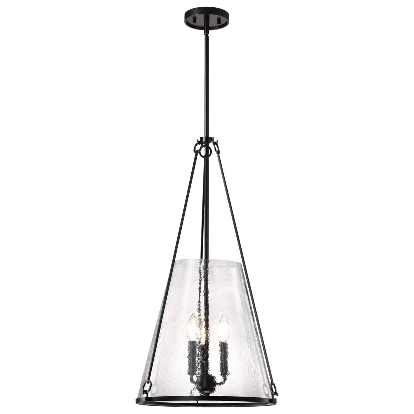 Nuvo 60-8257 Valentine 16" 2 Light Large Pendant Ceiling Light - Finish: Black