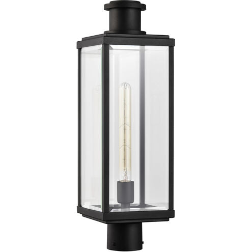 Nuvo 60-8513 Luca 23" Outdoor Lantern Post Light, Sand Black Finish