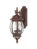 Nuvo  60-892 Central Park - 3 Light 22" Wall Lantern with Clear Beveled Glass - Old Bronze Finish