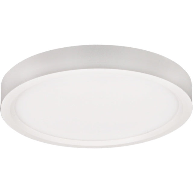 Lotus LED Lights ADS12R9-5CCT-WH 12" Edgelit Disk Led Surface Mount - 22w - 27k / 3k / 35k / 4k / 5k - 120v - White