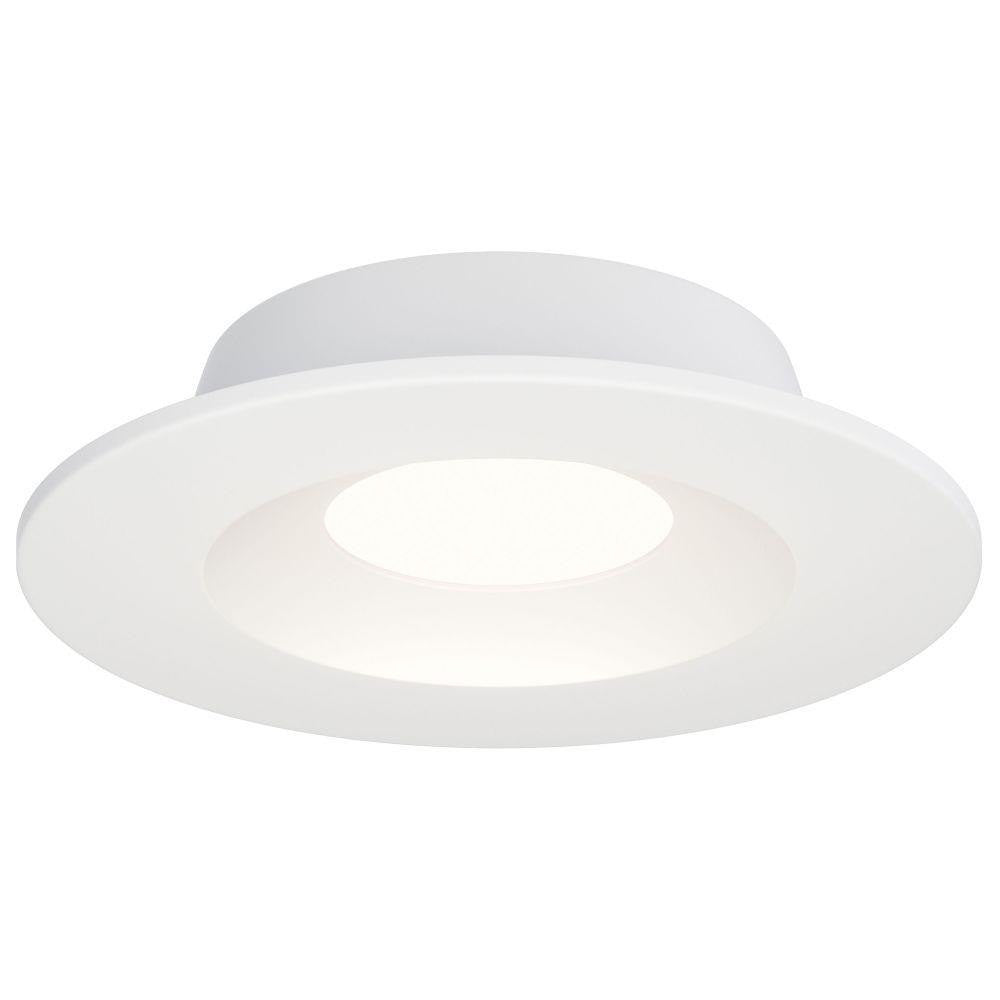 Maxim Lighting 87664WT Crisp 1 Light 4.5 inch White LED Recessed Downlight
