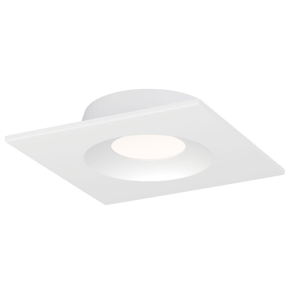 Maxim Lighting 87674WTBK Crisp 1 Light 4.5 Inch White Black LED Recessed Downlight - Product View