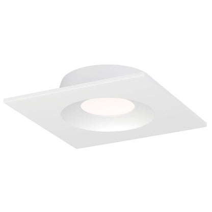 Maxim Lighting 87674WTBK Crisp 1 Light 4.5 Inch White Black LED Recessed Downlight - Product View