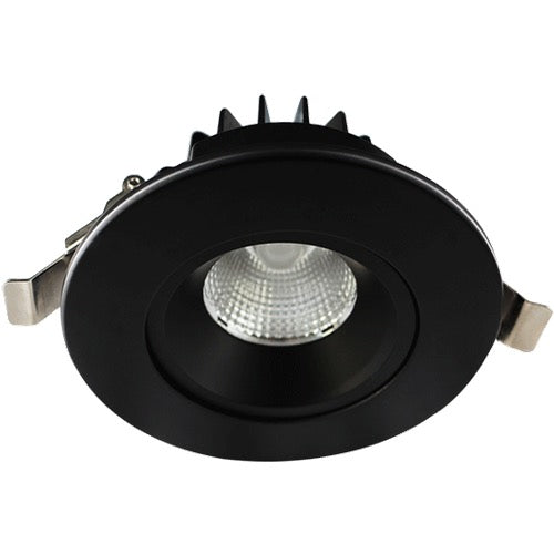 Lotus LED Lights AD-LED-4-S12W-5CCT-BK-LREY Venus 4" Round Recessed Gimbal Led Downlight - 12w - 27k / 3k / 35k / 4k / 5k - 920 Lumens - 120v - Black