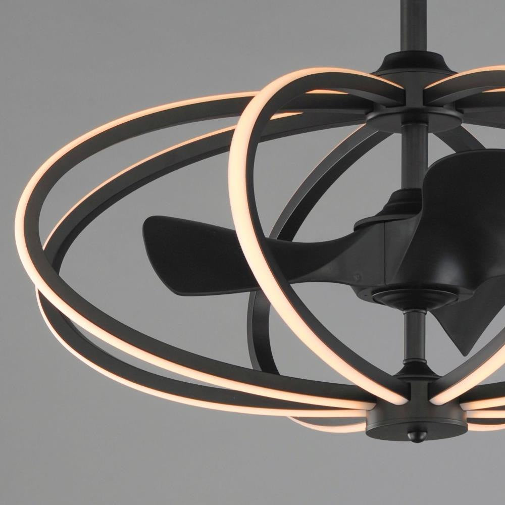 Maxim Lighting 61005SN Solstice Fandelier Close-Up Detail View