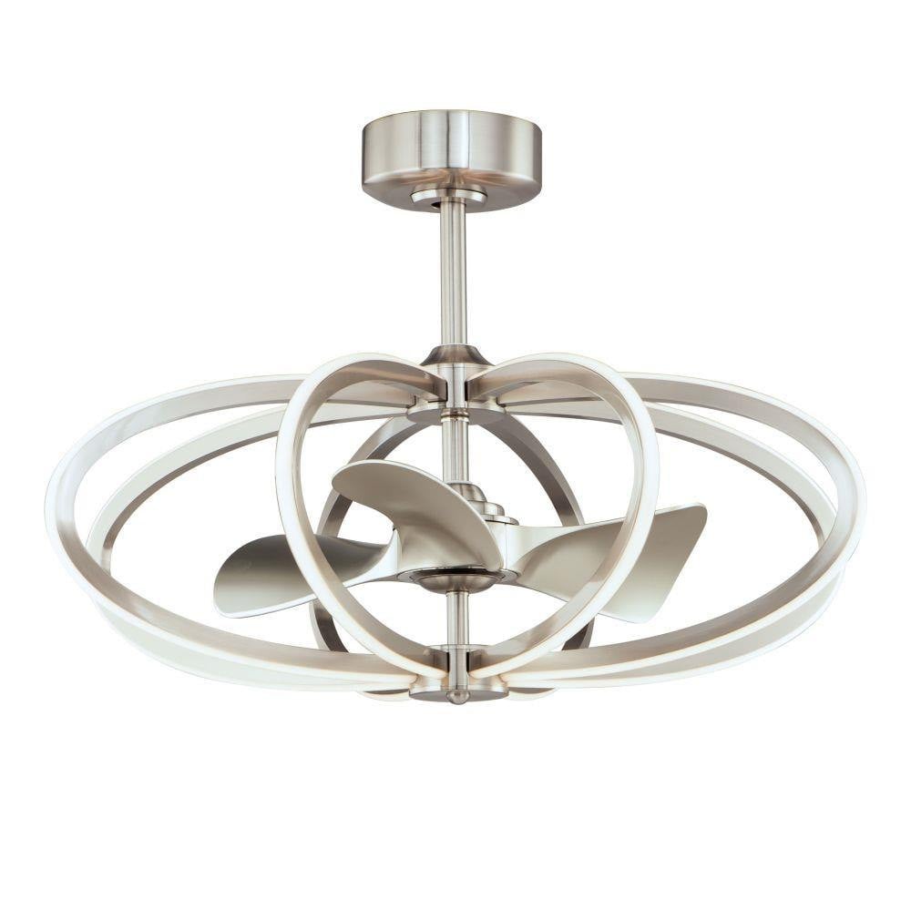 Maxim Lighting 61006SN Solstice Satin Nickel Fandelight Ceiling Fan - Main View
