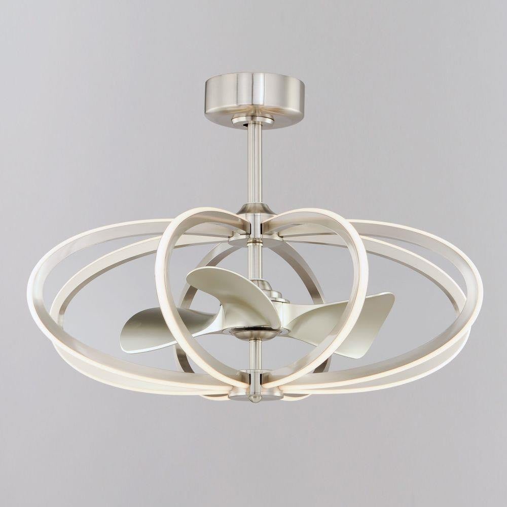 Maxim Lighting 61006SN Solstice Satin Nickel Fandelight Ceiling Fan - Alternate View