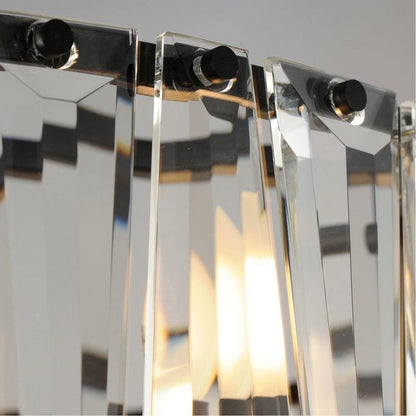 Maxim Lighting 61018GS Odeon Fandelier Beveled Glass Panel Close-Up