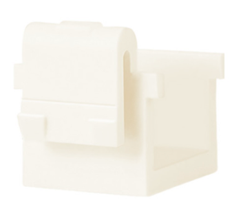 Enerlites 6103-LA Audio/ Video Connectors Blank Insert, Light Almond