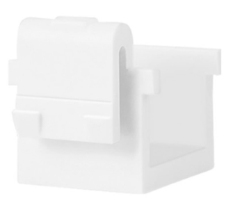 Enerlites 6103-W Audio/ Video Connectors Blank Insert, White