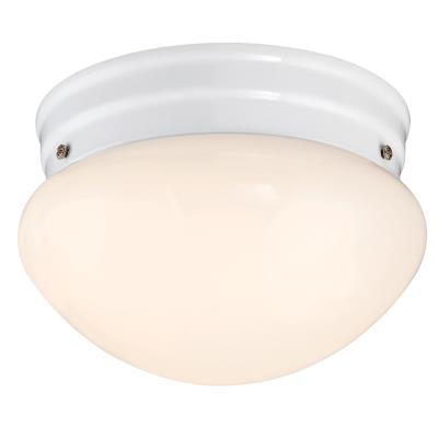 Westinghouse Lighting 6107100 white opal glass LED flush mount ceiling light