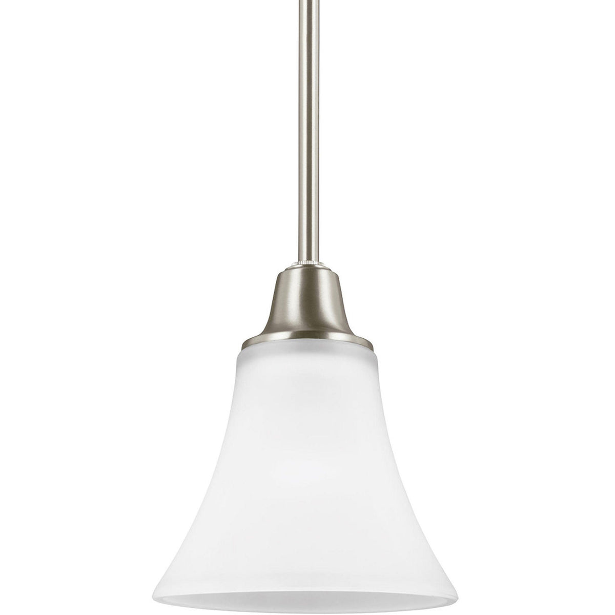 Generation Lighting Metcalf 1 light brushed nickel pendant ceiling light