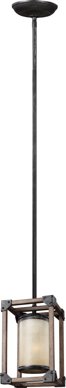Generation Lighting 6113301-846 Dunning 1 Light Stardust Pendant Ceiling Light
