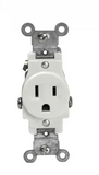 Enerlites 61150-I 15 Ampere Single Receptacle, Side Wire, Commercial Grade, Ivory