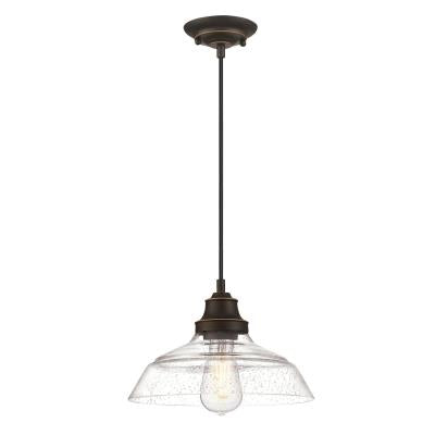 Westinghouse Lighting 6116600 Iron Hill oil rubbed bronze pendant light