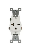 Enerlites 61210-W Commercail Grade 20A Single Receptacle, 6-20R, White