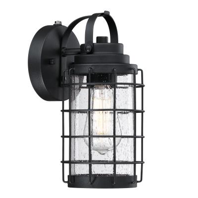 Westinghouse Lighting 6122300 Jupiter Point textured black outdoor wall light