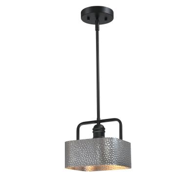 Westinghouse Lighting Bexar 1 light matte black dark pewter mini pendant