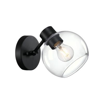 Westinghouse Lighting 6127800 Hyson 1 Light Matte Black Wall Light