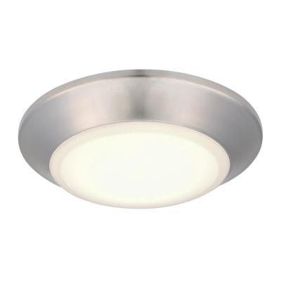 Westinghouse Lighting 6133900 Makira brushed nickel LED flush mount ceiling light