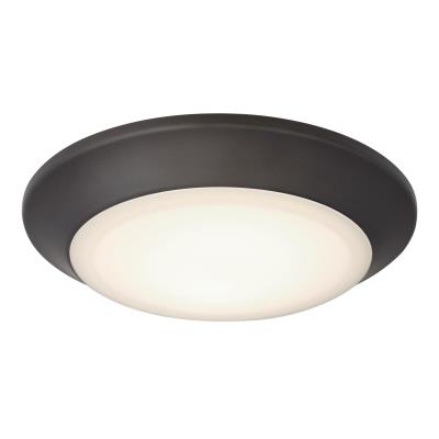 Westinghouse Lighting 6134100 Makira black bronze LED flush mount ceiling light
