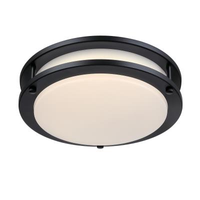 Westinghouse Lighting 6136100 Lauderdale matte black LED flush mount ceiling light
