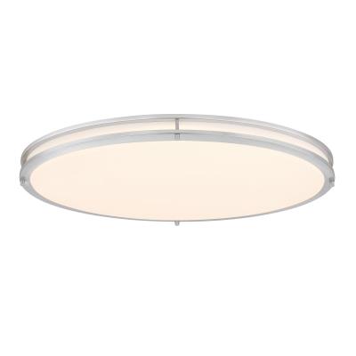Westinghouse Lighting 6136200 Lauderdale brushed nickel LED flush mount ceiling light