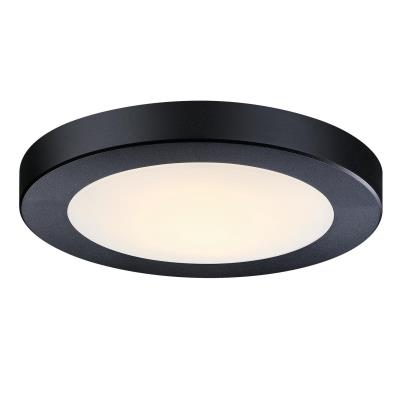 Westinghouse Lighting 6137800 black LED flush mount ceiling light