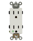 Enerlites 61500-IG-I Isolated Ground Decorator Duplex Receptacle, Ivory