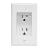 Enerlites 61501-TRRP-W Residential Grade Tamper Resistant 15A Duplex Receptacle, White