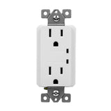 Enerlites 61501-TRSS-W Residential Grade Tamper Resistant 15A Duplex Receptacle w/ Surge Suppressor, White