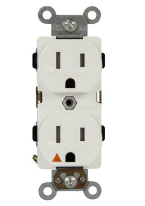 Enerlites 61510-TR-I Industrial Grade Isolated Ground Heavy Duty 15A Duplex Receptacle, 5-15R, Ivory