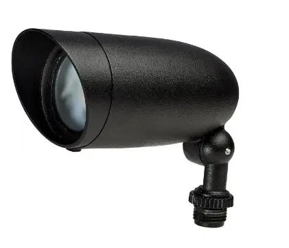 Nuvo 62-1197 LED Landscape Flood Light, Wattage 6W, Lumens 640 lm, Voltage 120V, Color Temperature 3000K, Matte Black