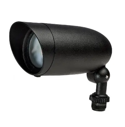Nuvo 62-1198 LED Landscape Flood Light, Wattage 9W, Lumens 900 lm, Voltage 120V, Color Temperature 3000K, Matte Black