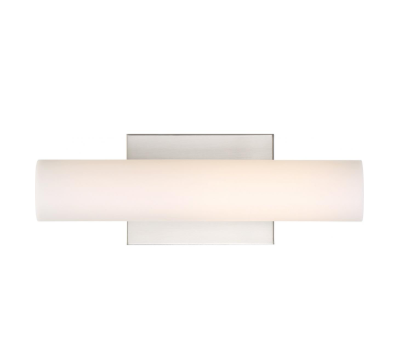 Nuvo 62-1321 Bend - 13" LED Vanity with White Acrylic - Brushed Nickel Finish