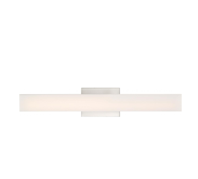 Nuvo 62-1331 Jess - 25" LED Vanity with White Acrylic - Brushed Nickel Finish