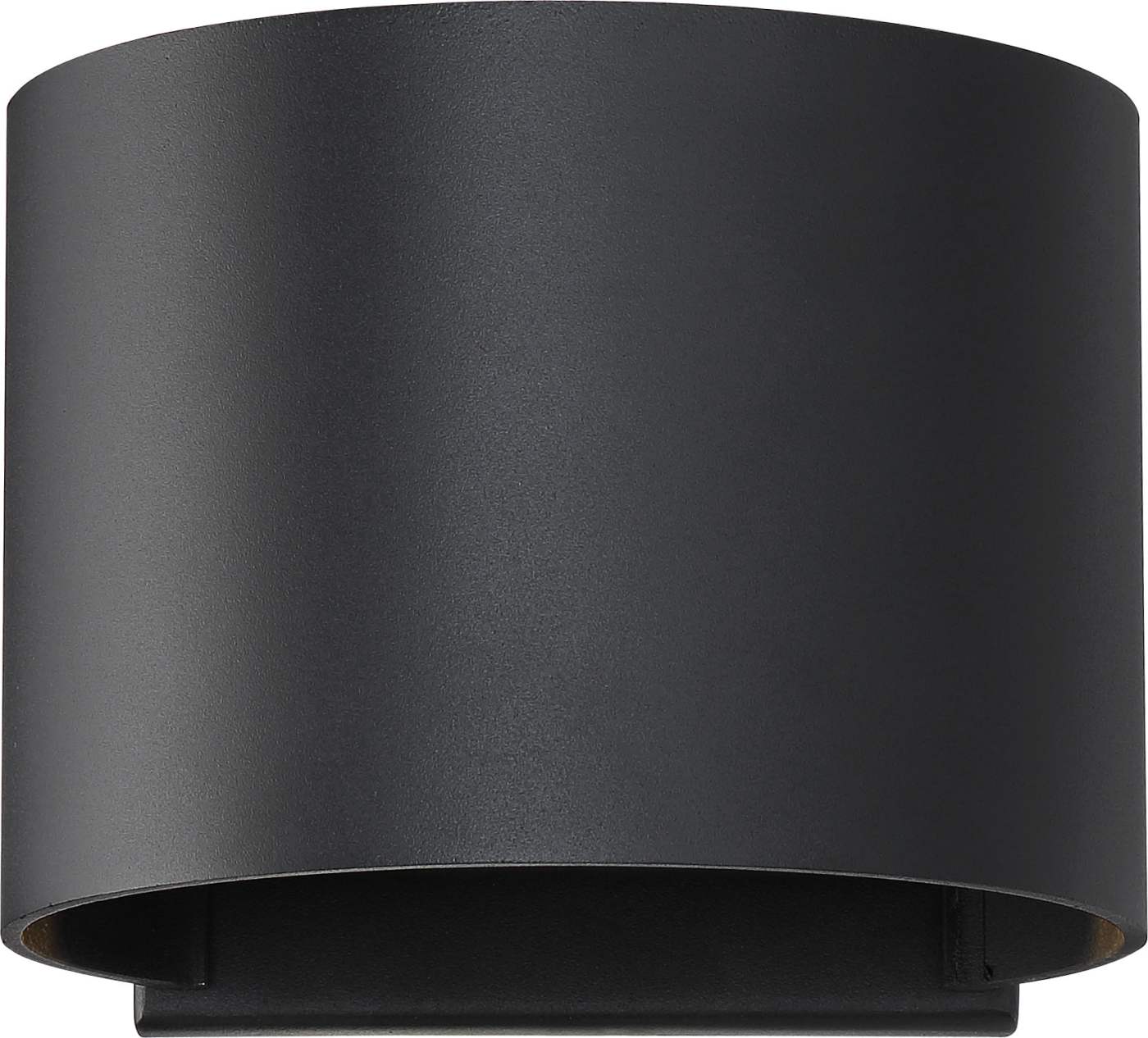 Nuvo 62-1464R1 Light Gate LED Round Wall Scone Wall Light - CCT: 3000K - Finish: Black