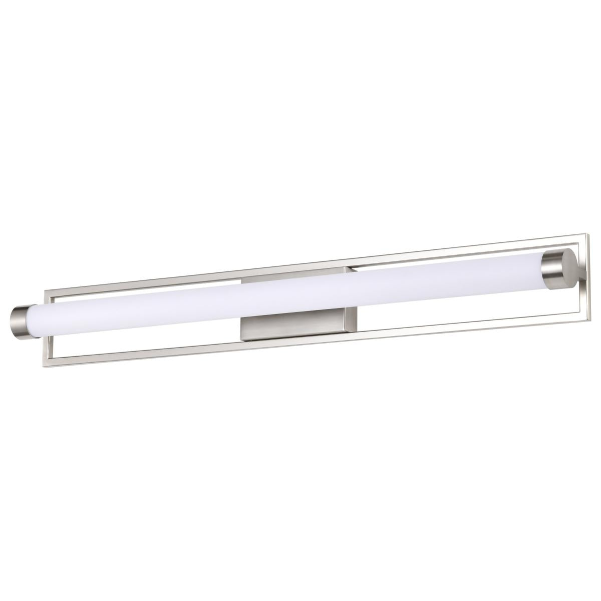 Nuvo 62-1543 Canal LED Large Vanity, Brushed Nickel, 39W, Soft White, Dimmable