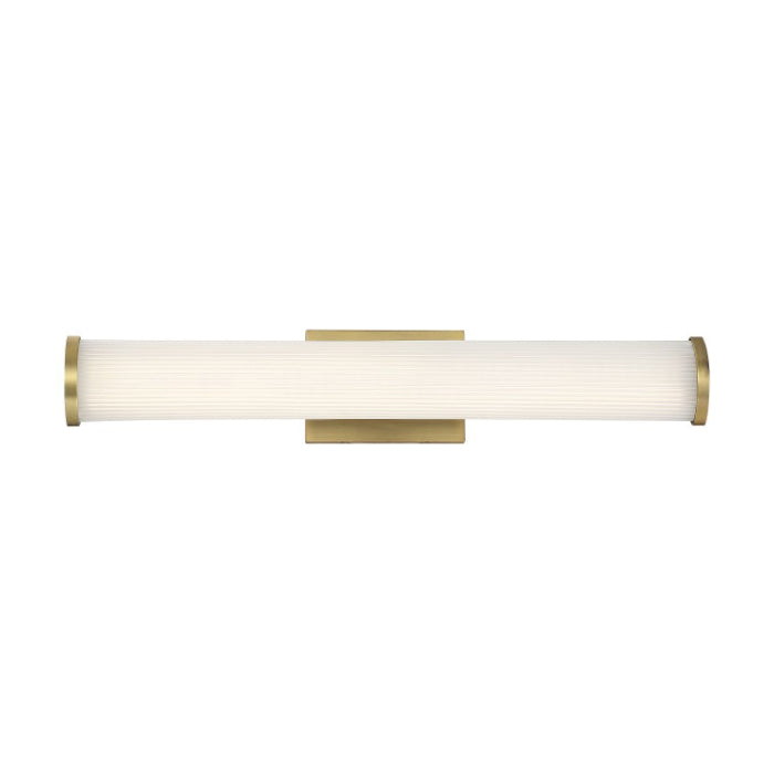 Nuvo 62-1592 Lena LED Vanity Fixture, 24IN, Color Temperature 3000K, Voltage 120V - Brushed Brass
