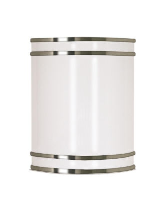 Nuvo 62-1645 Glamour LED 9 inch; Wall Sconce; Brushed Nickel Finish; CCT Selectable 3K/4K/5K