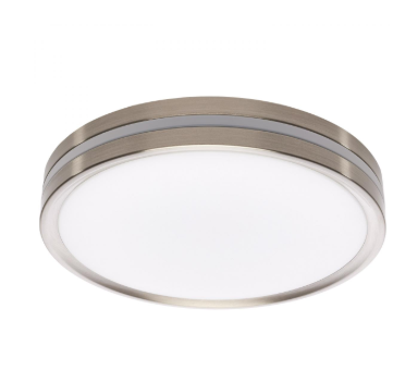Nuvo 62-1690 11 Inch Surface Mount with Night Light; 5 CCT Selectable; Brushed Nickel Finish